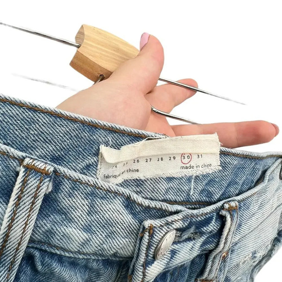 Free‎ People Universal Boyfriend Jean Light Denim Size 30 - Picture 13 of 15